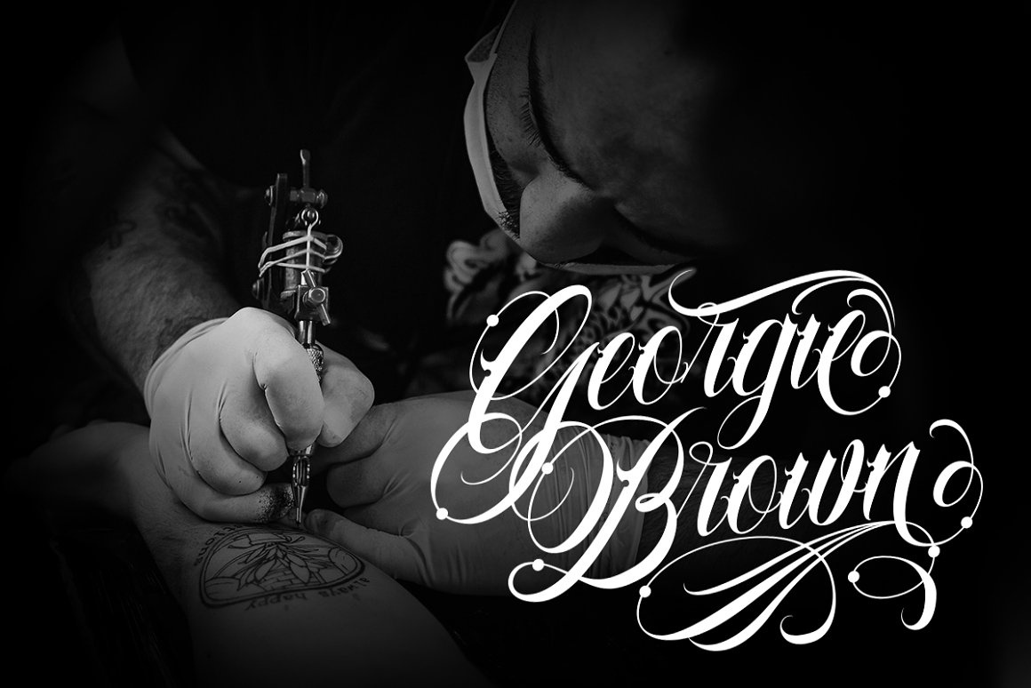Familia Tattoo Lettering Font by Abdull on Dribbble