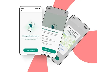 "Deliveroo" Mobile App Redesign mobile app redesign typography ui user flow ux vector