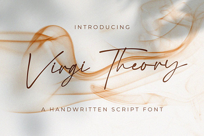 Virgi Theory - Handwritten Font app branding design graphic design illustration logo typography ui ux vector