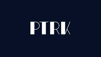 PTRK logo animation 2d adobe after effects adobe illustrator animation logo logo animation motion design motion graphics vector