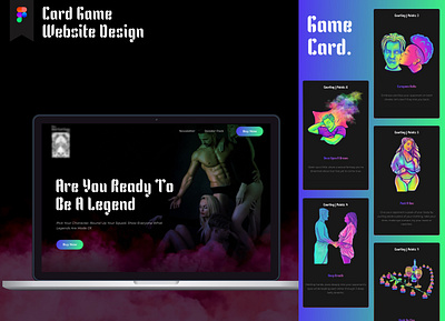 Game Card. branding design graphic design illustration ui ux web website