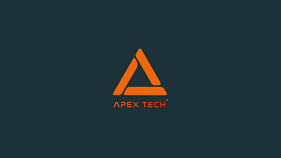 Apex Tech Logo adobe branding design graphic design illustration lettermark logo vector