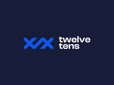 twelve tens agency logo agency logo branding icon logo logotype minimal symbol twelve number logo