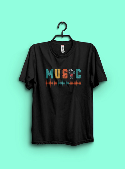 Music t-shirt design. branding design graphic design high quality illustration logo music t shirt sunset t shirts t shirt typography ui ux vector