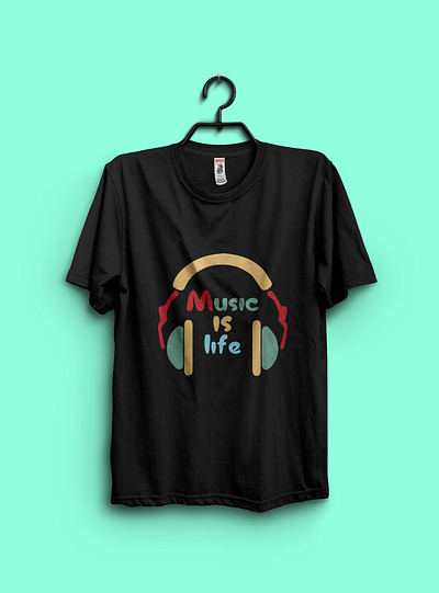 Music t-shirt design. analog t shirts