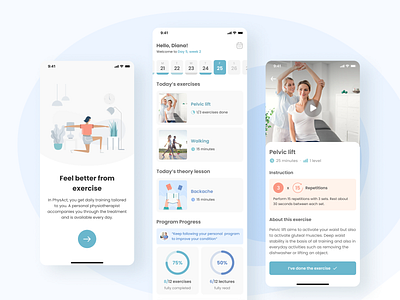 Mental Well-being Application design health mobile app patient stress ui uiux well being