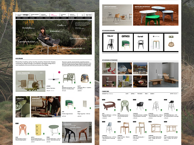 Furniture e-commerce catalog concept design ecommerce filters furniture furniture website minimal redesign ui website