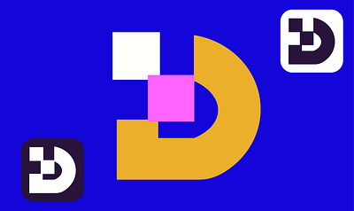 Latter D logo branding creativedesign design graphic design illustration logo photoshop typography vector