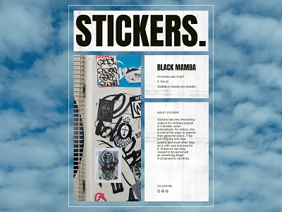 #14 art black mamba blackmamba design drawing graphic design illustration picture sticker stickers street art