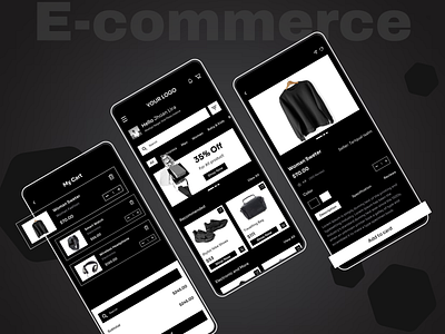 E-commerce 🛒 e commerce app ui graphic design mobile app ui