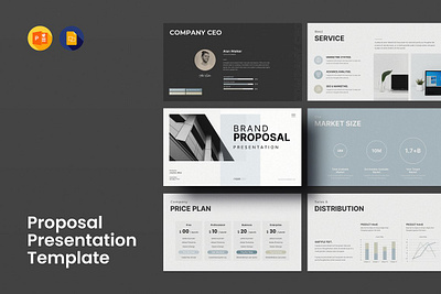 Brand Proposal PowerPoint Template advertising