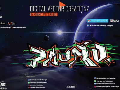 5Daily DsignZ - Digital Vector CreationZ [Aug Wk3-2023] adobe illustrator advertising branding di digital vector creationz graphic design logo marketing vector art