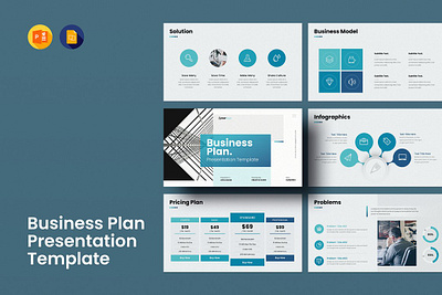Business Plan PowerPoint Template infographi