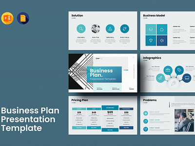 Business Plan PowerPoint Template infographi