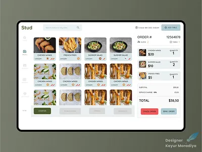 Restaurant Web Ui Design app branding design graphic design illustration logo typography ui ux vector
