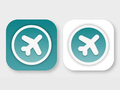 Daily UI #005 - Airline App Icon airline airplane app app icon dailyui design logo mobile ui