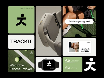 Branding For Fitness App activity branding branding and design design excersize fitness app fitness tracker graphic design identity logo logo designer minimal branding design mobile app brand identity sports sports branding sports startup vector