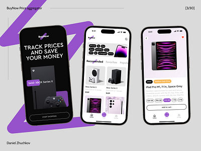 BuyNow Price Aggregator app app design branding card e commerce e commerce app figma interface ios logo marketplace mobile app shop shop app shopping typography ui ux