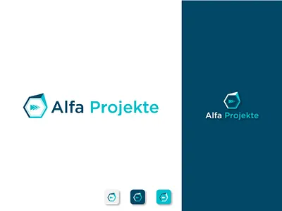 Project Logo Design brand identity business design iconic logo minimal minimalist modern project project logo