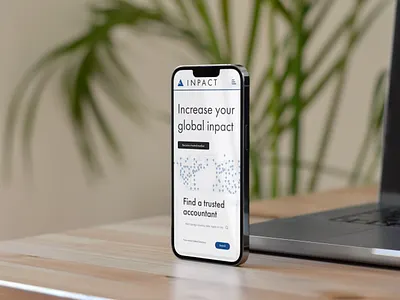Website design for INPACT design graphic design ui ux website