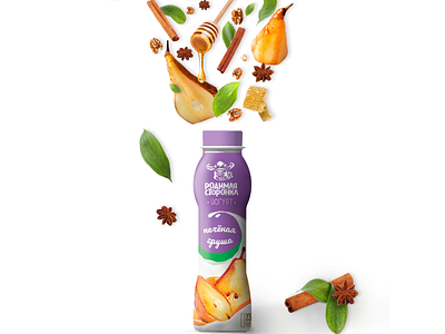 Yogurt | Banner banner branding colorful design designer food fruits healthy illustration nature photoshop promo psd white