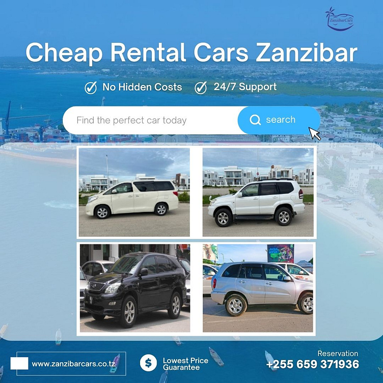 Cheap Rental Cars Zanzibar by Zanzibarcars Rentals on Dribbble