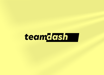 Teamdash – Logo brand identity branding design logo minimal rebranding ui ux visual identity web