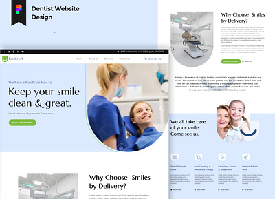 Dentistry branding design graphic design illustration logo ui ux vector web website