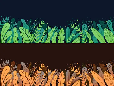 Flora asset branding bubble digital flora footer forest green illustration jungle leaf plant solarpunk ui vector web design website