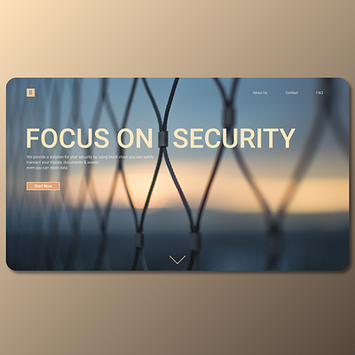 Focus on Security with Blockchain Technology 3d abstract art blender colors design illustration logo render ui