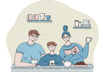 Staying at home illustration #1 character characterdesign illustration vector