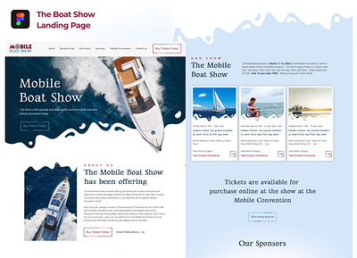 Boat Show branding design graphic design illustration logo ui ux vector web website