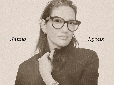 Editorial Illustration — Taste & Jenna Lyons graphic design typography