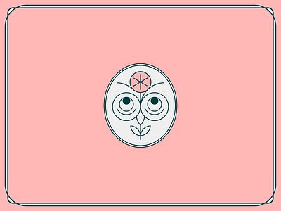 6wl - 2 6 adobe illustrator badge badge design bird design flower geometric design geometry graphic design illustration logo minimalism monoline owl star