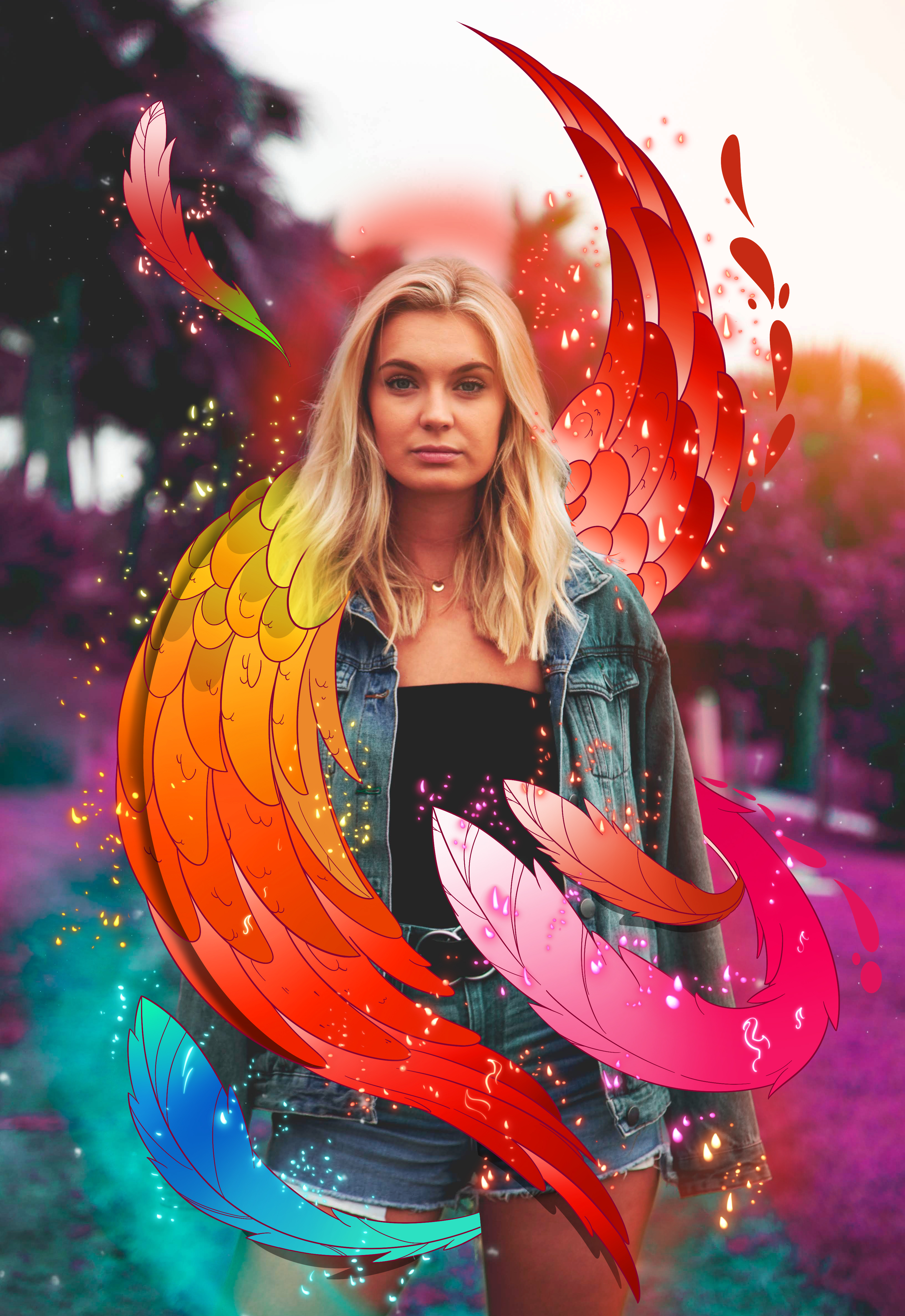 '' Phoenix'' art artwork design digital art digital artist digital illustration digitalart illustration illustrator procreate