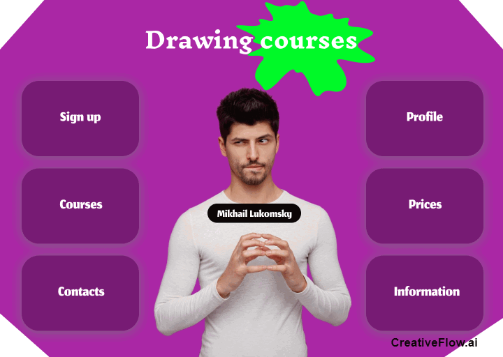 Drawing course layout design design ui ux