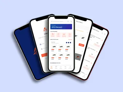 A discounted e-commerce mobile application app design ui ux web website