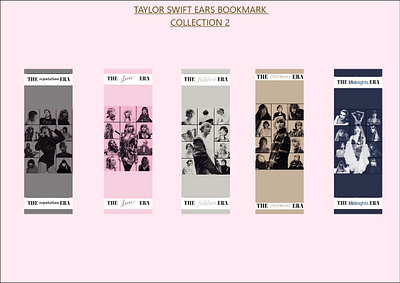 Taylor Swift Bookmark Collection 2 design graphic design illustration print typography