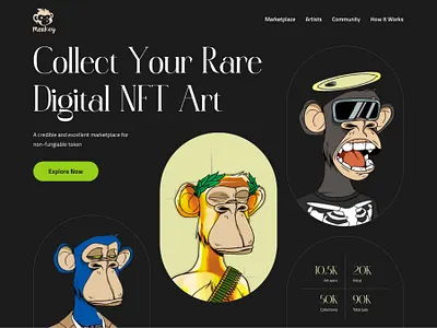 NFT Art Brand 'Monkey'