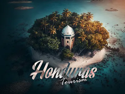 'Honduras' Header Design design graphic design illustration landing page ui web design website design