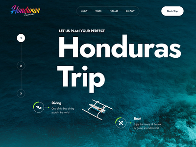 'Honduras' Website Design landing page landing page design ui design