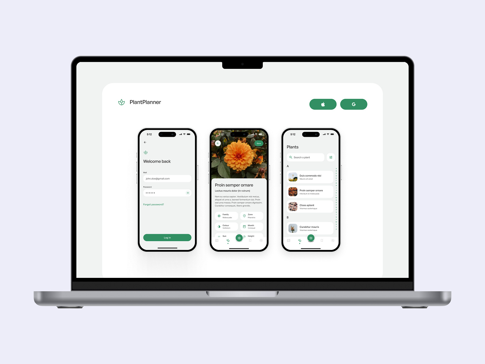 plant-planner-app-landing-page-by-filip-staszek-for-fivedottwelve-on