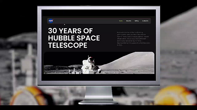 Thirty Years Of Hubble Telescope. graphic design hubbletescope likes viral website design