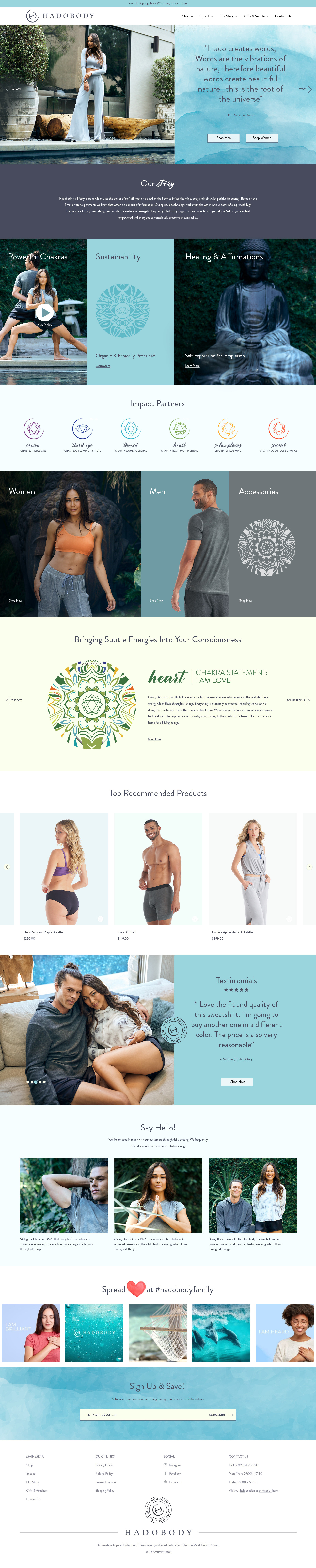 Hadobody branding design illustration landing page ui ux web website