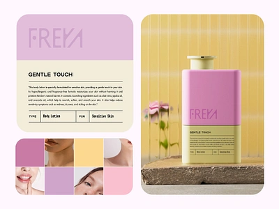 Freya / Skincare / Beauty / Branding & Packaging Design 3d beauty bodycare branding cosmetics freya haircare label makeup packaging packaging design serum skincare wellness