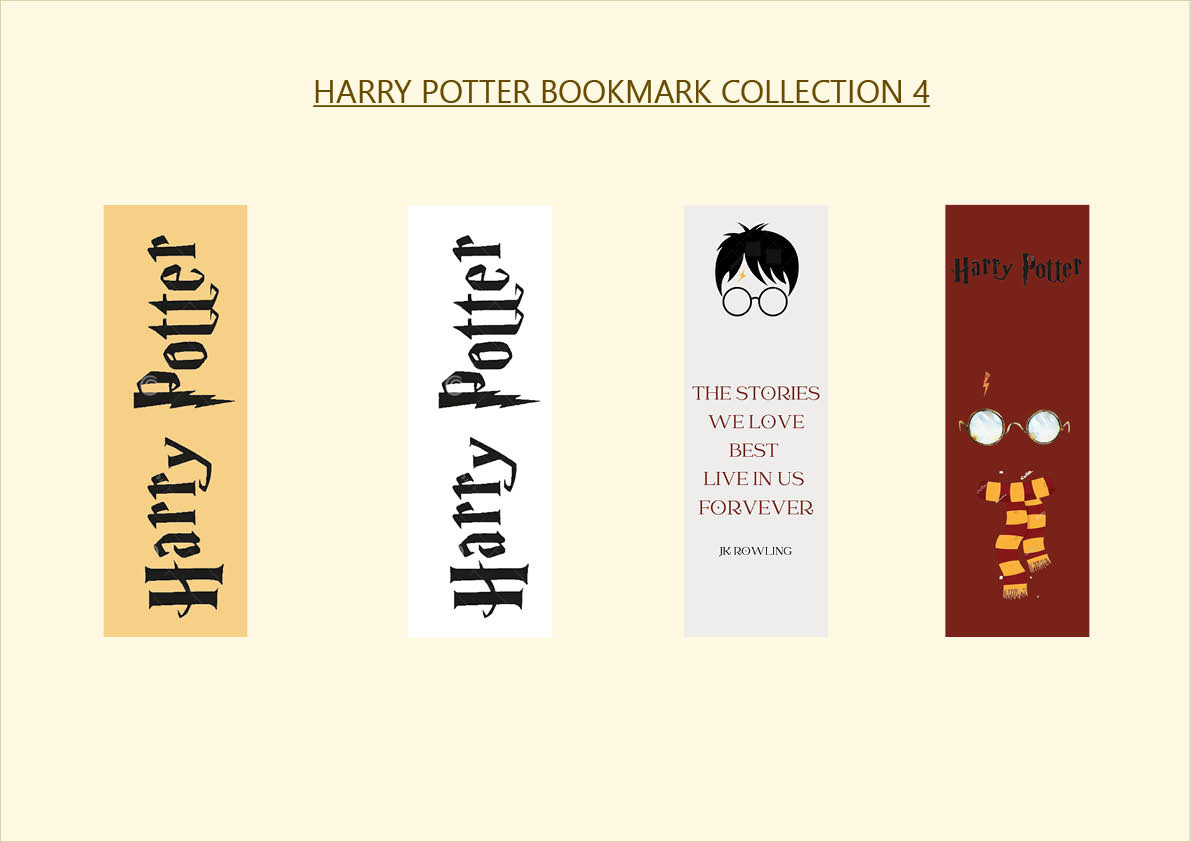 Harry Potter special bookmark learn painting/designing a bookmark