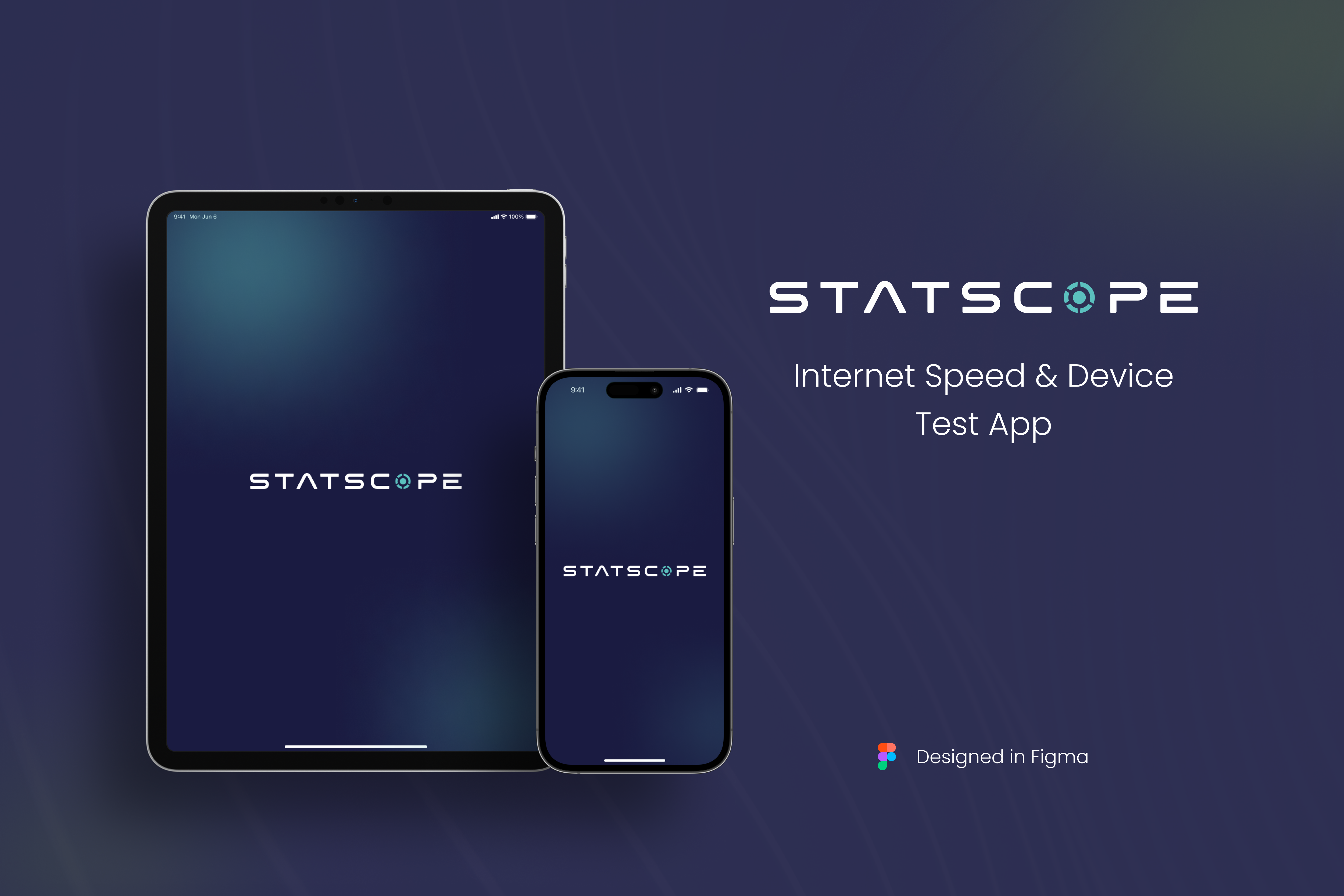 Internet Speed & Device Test iOS App Design app app design appdesign design device test figma internet speed test ios app designs ipad design password generator statscope ui uiux userresearch ux ux design