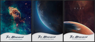 Astronomy Book Series Art Direction adobe animation design illustration motion graphics