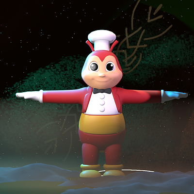 Jollibee rigged character branding jollibee maps philippines