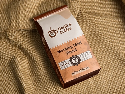 Gorill & Coffee Packaging bag beans brand identity branding coffee coffee brand coffee branding coffee packaging coffee packing coffeeshop graphic design identity illustration label label design modern organic packaging packaging design packaging designer